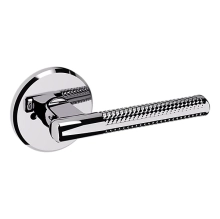 Baldwin<br />L015.260.PRIV IN STOCK - L015 Lever w/ R016 Rose - Privacy Set, Polished Chrome Finish L015260PRIV Quick Ship