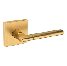Baldwin<br />L021.044.LDM IN STOCK - L021 Lever w/ R017 Rose - Left-Hand Half Dummy, Lifetime (PVD) Satin Brass Finish L021044LDM Quick Ship