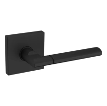 Baldwin<br />L021.190.PASS IN STOCK - L021 Lever w/ R017 Rose - Passage Set, Satin Black Finish L021190PASS Quick Ship