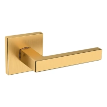 Baldwin<br />L023.044.RDM IN STOCK - L023 Lever w/ R017 Rose - Right-Hand Half Dummy, Lifetime (PVD) Satin Brass Finish L023044RDM Quick Ship
