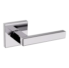 Baldwin<br />L023.260.RDM IN STOCK - L023 Lever w/ R017 Rose - Right-Hand Half Dummy, Polished Chrome Finish L023260RDM Quick Ship