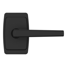 Baldwin<br />L024.190.LDM IN STOCK - L024 Lever w/ R046 Rose - Left-Hand Half Dummy, Satin Black Finish L024190LDM Quick Ship
