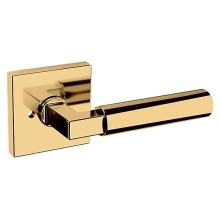 Baldwin<br />L029.031.PRIV IN STOCK - L029 Lever w/ R017 Rose - Privacy Set, Non-lacquered Brass Finish L029031PRIV Quick Ship