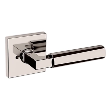 Baldwin<br />L029.055.PRIV IN STOCK - L029 Lever w/ R017 Rose - Privacy Set, Lifetime (PVD) Polished Nickel Finish L029055PRIV Quick Ship