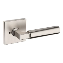 Baldwin<br />L029.056.PRIV IN STOCK - L029 Lever w/ R017 Rose - Privacy Set, Lifetime (PVD) Satin Nickel Finish L029056PRIV Quick Ship