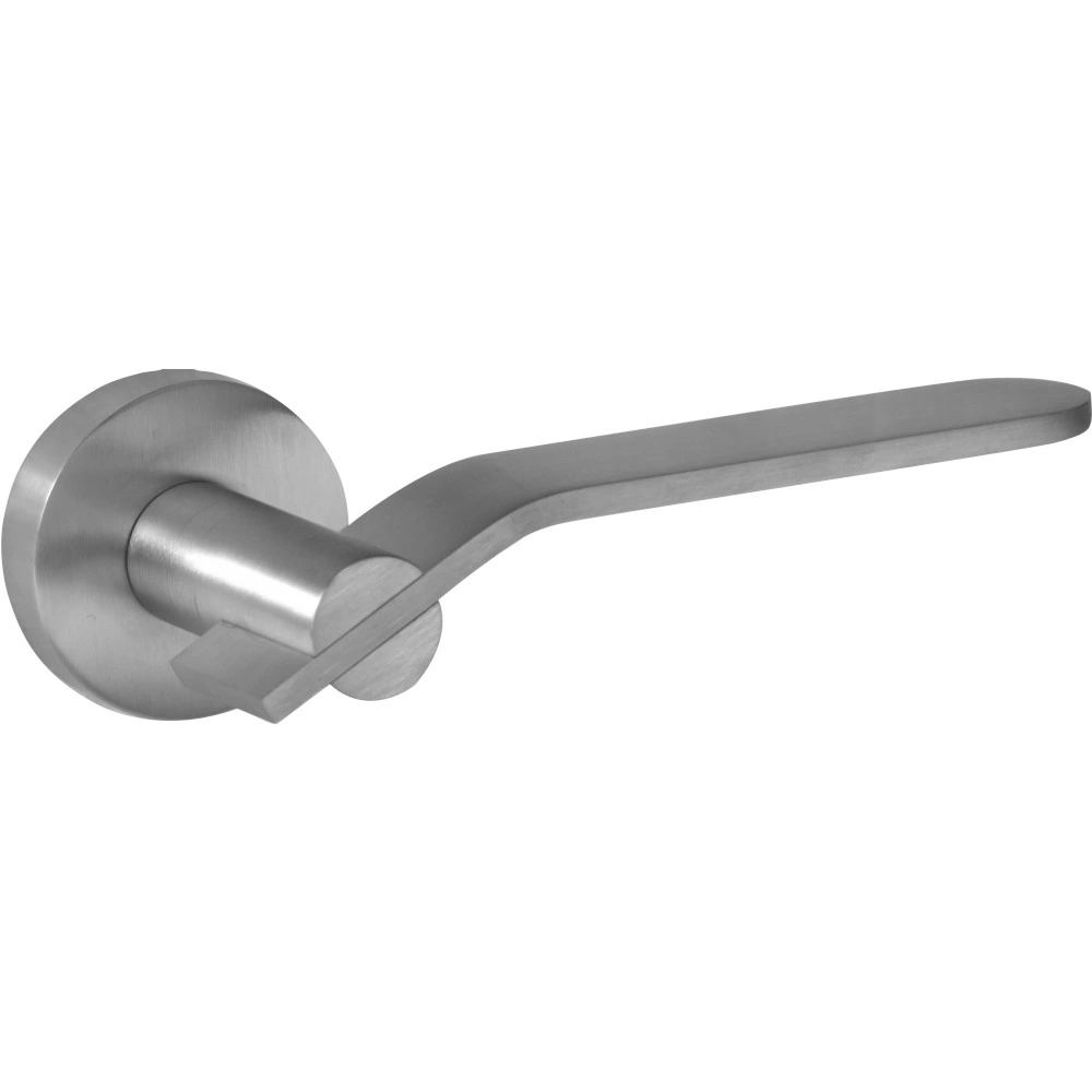 LL73R Door Lever with Round Rose