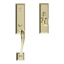 Baldwin - M502.031.ENTR - CODY 3/4 ESCUTCHEON TRIM - MORTISE ENTRY - NON-LAQUERED BRASS M502031