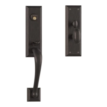 Baldwin - M502.112.ENTR - CODY 3/4 ESCUTCHEON TRIM - MORTISE ENTRY - VENETIAN BRONZE M502112