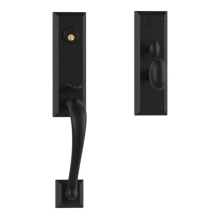 Baldwin - M502.402.ENTR - CODY 3/4 ESCUTCHEON TRIM - MORTISE ENTRY - DISTRESSED OIL RUBBED BRONZE M502402