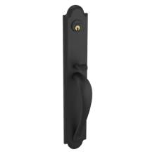 Baldwin - M514.190.ENTR - BOULDER FULL ESCUTCHEON - MORTISE ENTRY - SATIN BLACK M514190