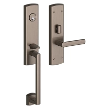 Baldwin - M516.076. - SOHO ESCUTCHEON - MORTISE ENTRY - LIFETIME (PVD) GRAPHITE NICKEL M516076