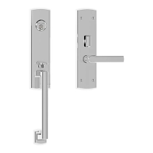 Baldwin - M516.260. - SOHO ESCUTCHEON - MORTISE ENTRY - POLISHED CHROME M516260