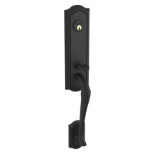 Baldwin - M522.190.ENTR - BETHPAGE 3/4 ESCUTCHEON - MORTISE ENTRY - SATIN BLACK M522190