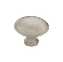 Ashley Norton<br />MK0118-038 - Manzoni Hammered Oval Cabinet Knob 1 1/2"