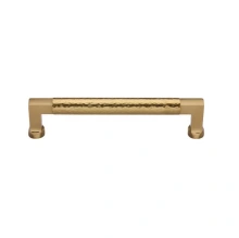 Ashley Norton<br />MK0312-102 - Manzoni 4 5/8" Hammered Bauhaus Cabinet Pull