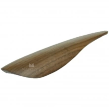 Ashley Norton - MN681L-128 - Manzoni 10" Designer Wood Wave Pull - Left Handed