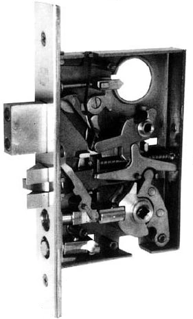 mortise lock parts diagram