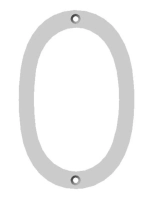 Rocky Mountain Hardware - N6000CG - CENTURY GOTHIC HOUSE NUMBERS - 6" Rocky Mountain Hardware - N6000CG - CENTURY GOTHIC HOUSE NUMBERS - 6"