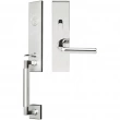 INOX Unison Hardware<br />NY MTEDP - New York Series NY Mortise Entry Handleset in AISI 304 Stainless Steel - Full Dummy