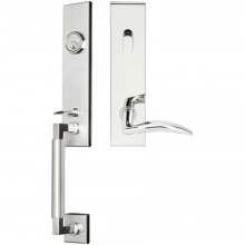 INOX Unison Hardware<br />NY210 TDP - New York Series NY Tubular Entry Handleset with 210 Air-Stream Lever - Full Dummy