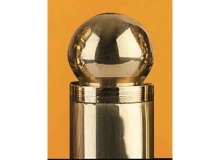 Omnia - 085/BAL2 - Omnia Solid Brass Pair of Ball Finials
