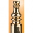 Omnia<br />085/STP2 - Omnia Solid Brass Pair of Steeple Finials