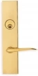 Omnia<br />12042 - Omnia Solid Brass Mortise Lever Lockset- 12042