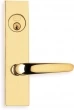 Omnia<br />4762 - Omnia Solid Brass Mortise Lever Lockset- 4762