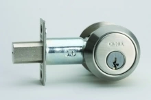 Omnia - D9002 - OMNIA STAINLESS STEEL AUXILIARY DEADBOLT