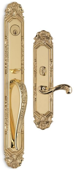 OMNIA SOLID BRASS ENTRY HANDLESETS