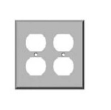 Rocky Mountain Hardware<br />OP2 - ROCKY MOUNTAIN OUTLET COVER DOUBLE