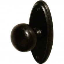 Ashley Norton - OV.20 Escutcheon - 5-1/8" x 2-1/2" Oval Privacy Pin Set with 900 Windsor Knob