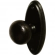 Ashley Norton<br />OV.20 Escutcheon - 5-1/8" x 2-1/2" Oval Privacy Pin Set with 900 Windsor Knob