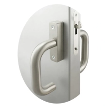 INOX Unison Hardware - PD3010 - Narrow Profile ICU Passage Sliding Door Lock 