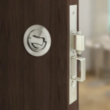 INOX Unison Hardware - PD5000 FH22CF TT06 - Luna Concealed Fixing Flush Pull with TT06 Thumbturn