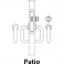 Patio with ADA Thumb-turn (PD9560)