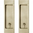 Linnea <br />PL210-ED - Double Cylinder Pocket Door Lock with Oval Turn Piece