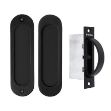 Linnea <br />PL160R-00-FD - Round Pocket Door Lock