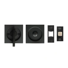 Linnea <br />PL66S-AD-PR - Square Pocket Door Lock