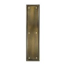 Deltana<br />PP2280 - Solid Brass Framed Heavy Duty Push Plate - 3 1/2" x 15"