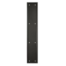 Deltana<br />PP2281 - Solid Brass Heavy Duty Framed Push Plate - 3 1/2" x 20"