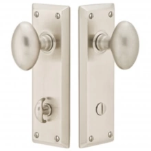 Emtek - 8226 - Thumbturn Privacy Non-Keyed Style Quincy Plate