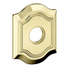 Baldwin<br />R027.003. - 3" BETHPAGE ROSE - LIFETIME POLISHED BRASS R027003