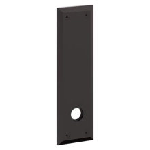 Baldwin<br />R035.402 - 10" RECTANGULAR ROSE - ENTRY OR PASSAGE/PRIVACY - DISTRESSED OIL RUBBED BRONZE R035402