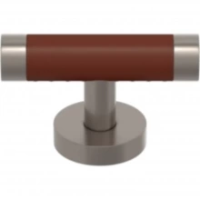 Turnstyle Designs<br />R1027 - Recess Leather, Cabinet Handle, T Bar