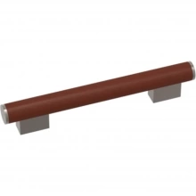 Turnstyle Designs - R1301 - Recess Leather, Cabinet Handle, Coffin Leg Scroll