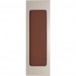 Turnstyle Designs<br />R1955 - Leather Rectangle Flush Door Pull