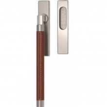 Turnstyle Designs - R2960/R2661 - Recess Leather, Lift and Slide Window Handle, Square Neck Barrel Stitch Out