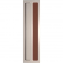 Turnstyle Designs - R3150 - Leather Large Recessed Flush Pull
