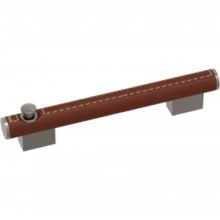 Turnstyle Designs - R7570 - Recess Leather, Push Button Cabinet Handle, Coffin Leg Stitch Out